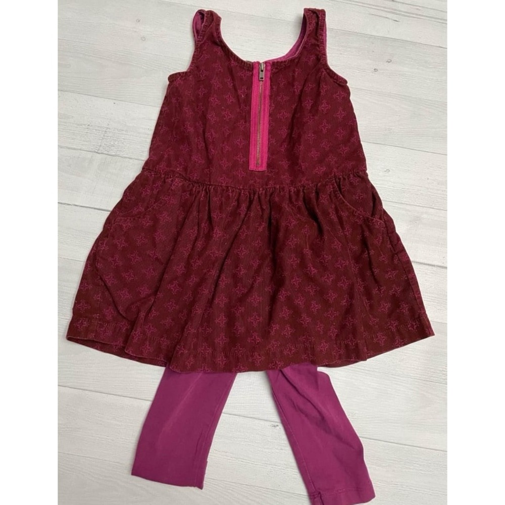 Tea collection toddler girls corduroy dress size 3